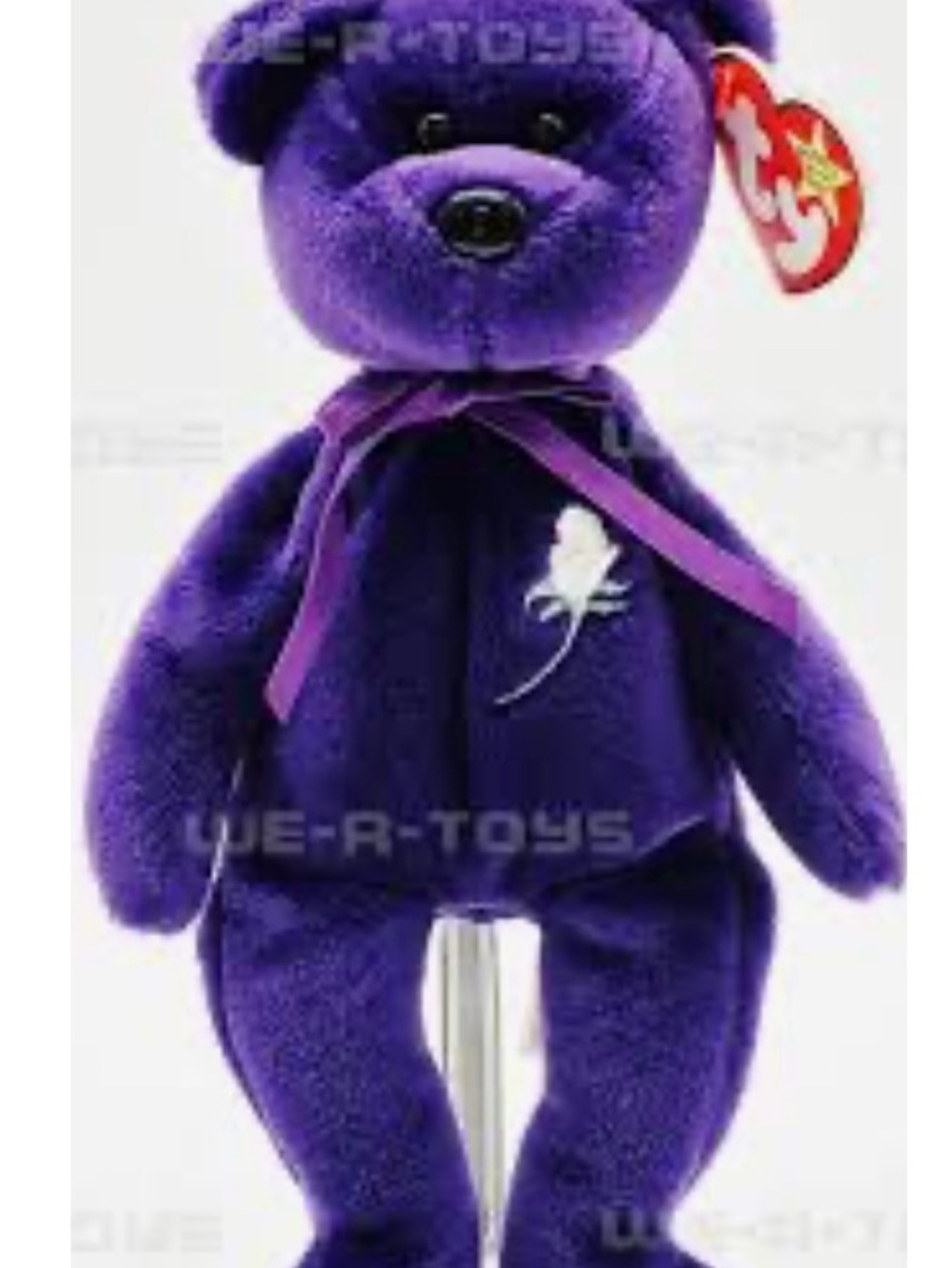 Ty Purple Princess Tribute Beanie Baby Bear